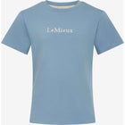 LeMieux Camiseta Young Rider Classique Ice Blue