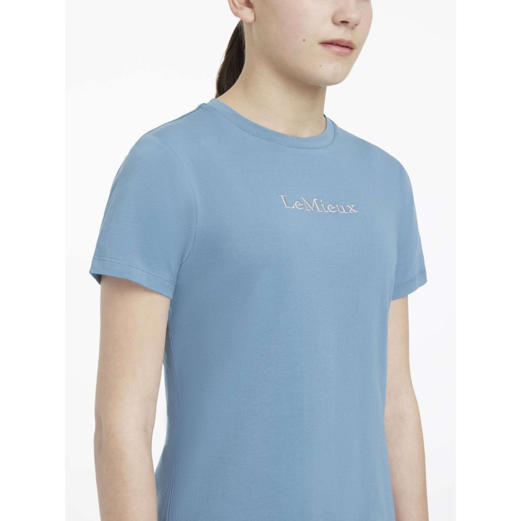LeMieux Camiseta Young Rider Classique Ice Blue