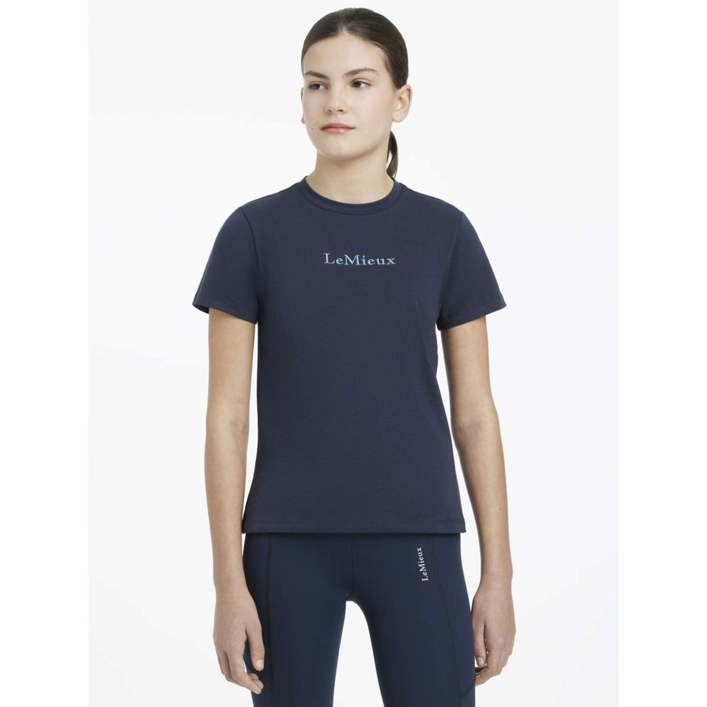 LeMieux Camiseta Young Rider Classique Navy