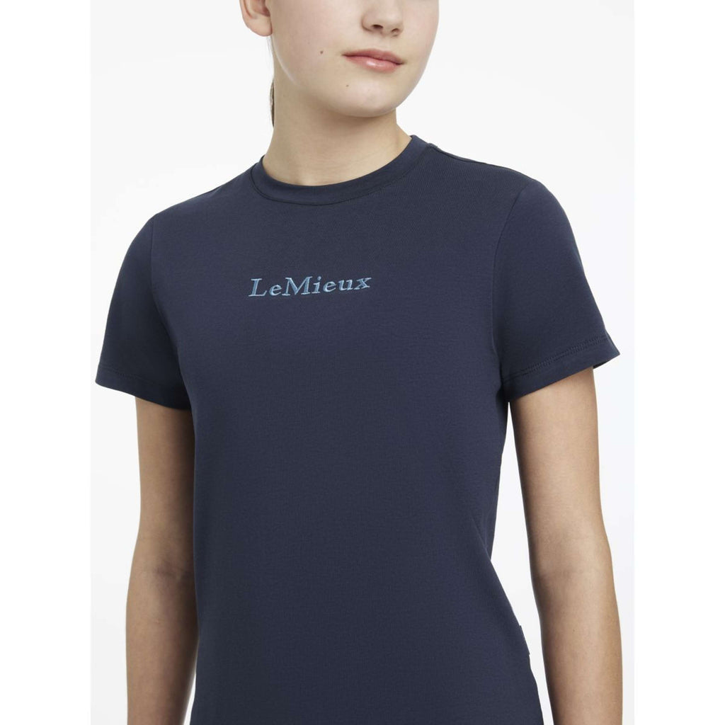 LeMieux Camiseta Young Rider Classique Navy