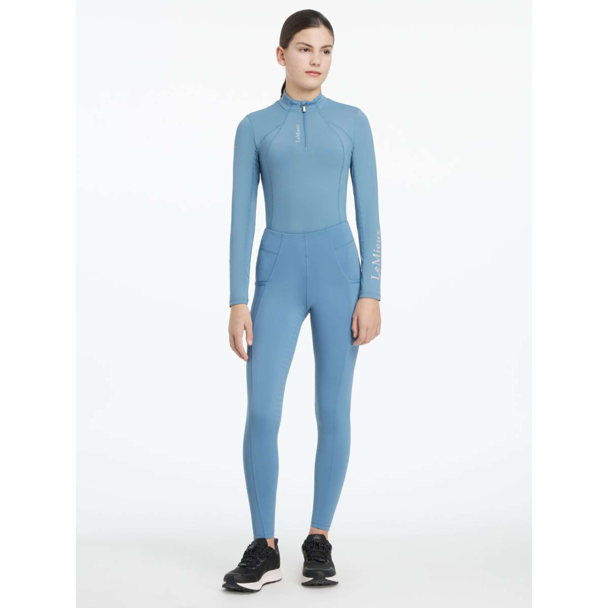 LeMieux Legging de Equitación Young Rider Orla Ice Blue