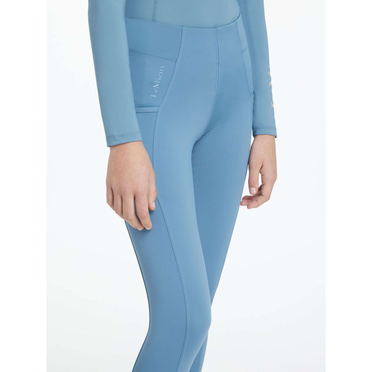 LeMieux Legging de Equitación Young Rider Orla Ice Blue