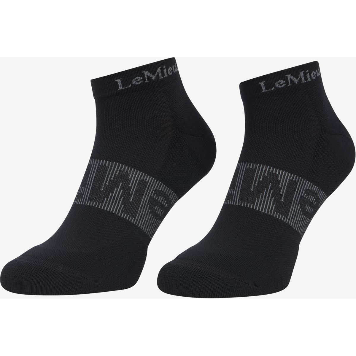 LeMieux Calcetines Trainer 3 Pack Negro