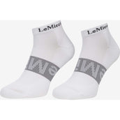 LeMieux Calcetines Trainer 3 Pack Blanco