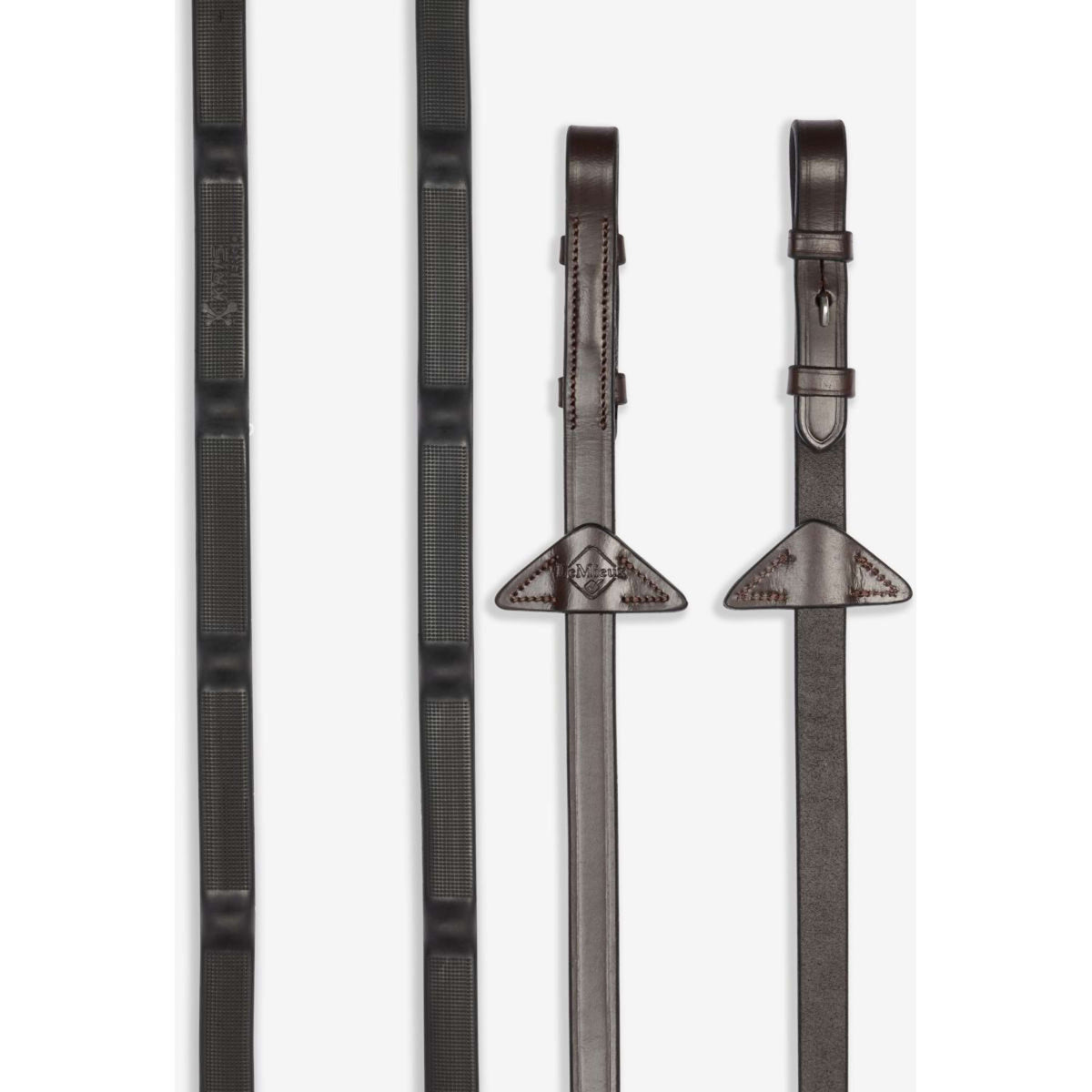 LeMieux Riendas Ergo Grip Rubber Habana