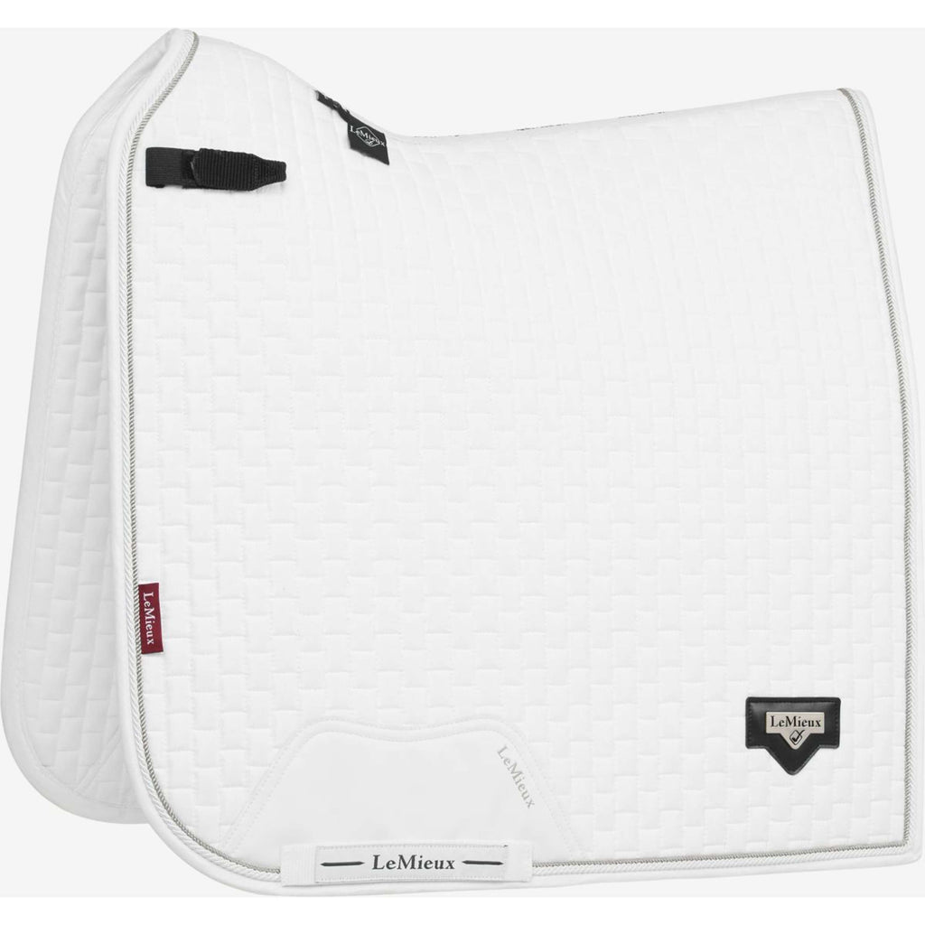 LeMieux Mantilla Puissance Suede Doma clásica Blanco
