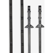 LeMieux Riendas Ergo Grip Rubber Negro