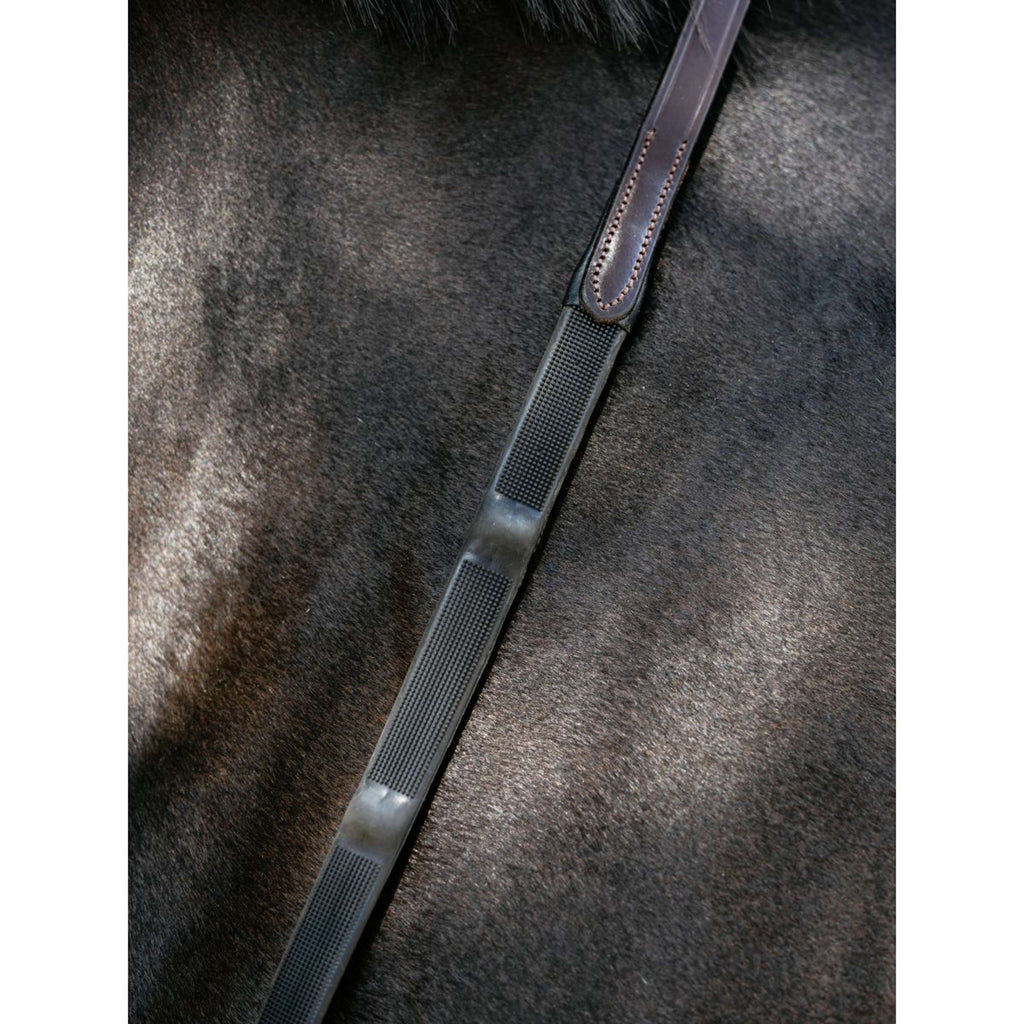 LeMieux Riendas Ergo Grip Rubber Marron