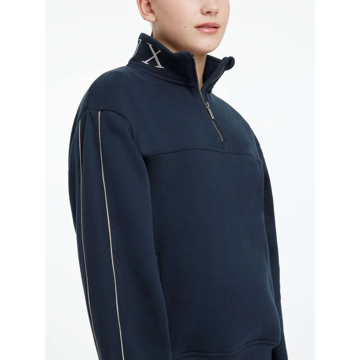 LeMieux Suéter Young Rider Kate Quarter Zip Navy