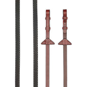 LeMieux Riendas Soft Rubber Castaña