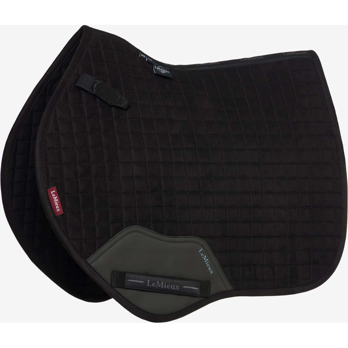 LeMieux Mantilla Mini Suede Square Close Contact Negro