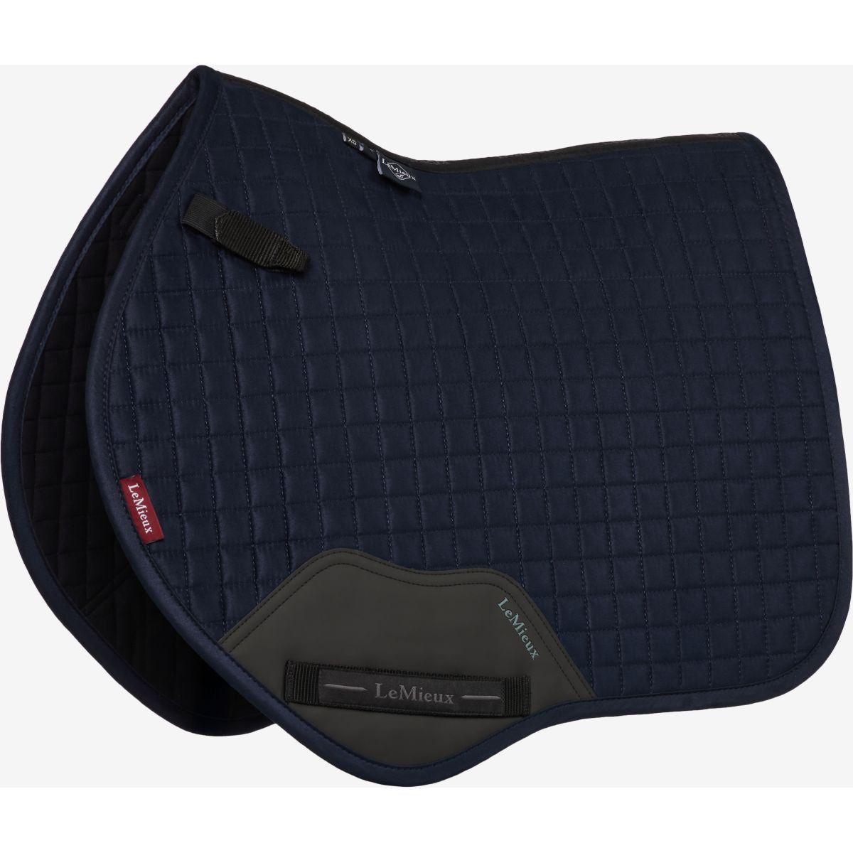 LeMieux Mantilla Mini Suede Square Close Contact Navy