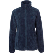 Mountain Horse Sudadera con capucha y cremallera Fuzzy Fleece Azul