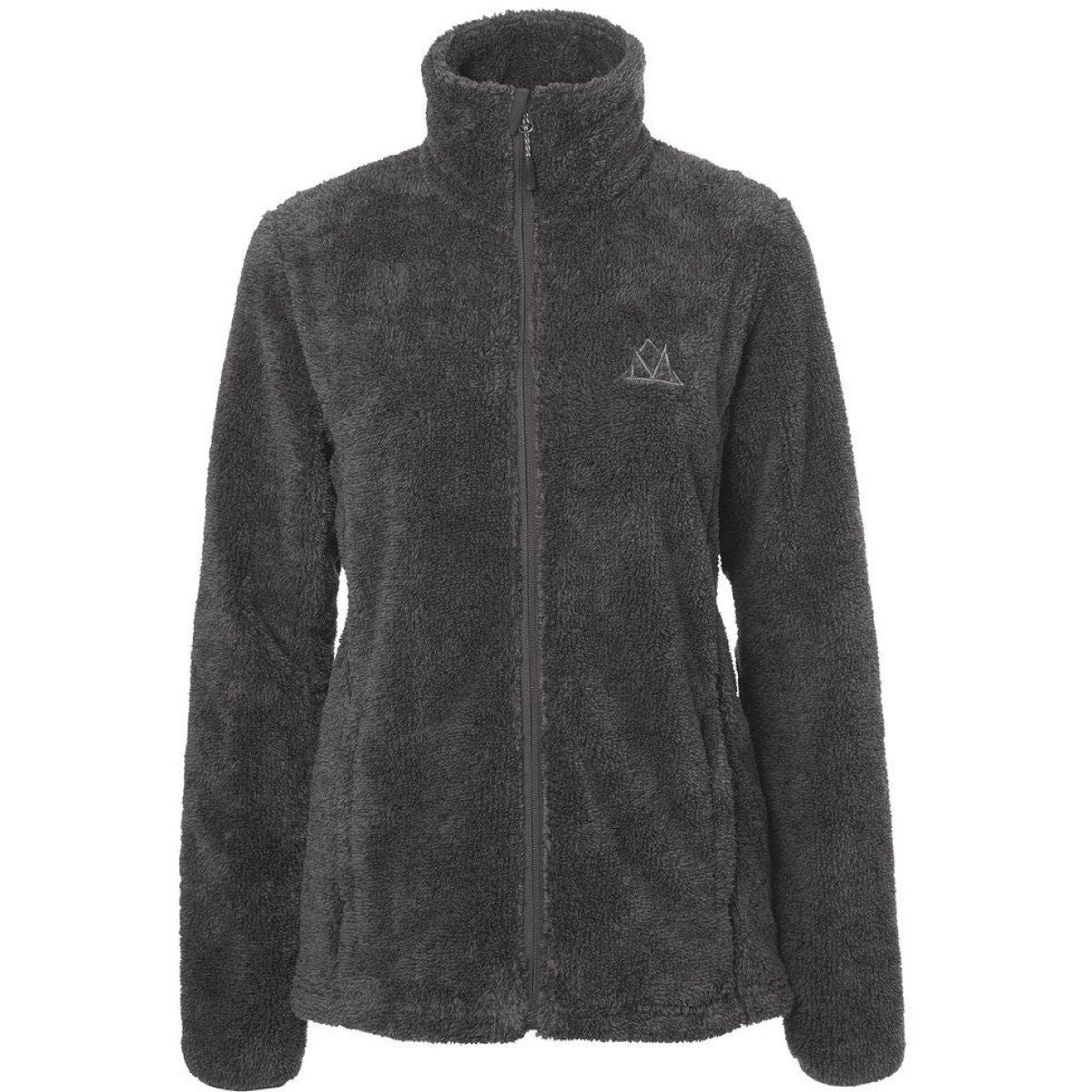 Mountain Horse Sudadera con capucha y cremallera Fuzzy Fleece Gris