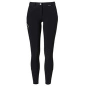 Mountain Horse Pantalón de Equitación Frost Tech con Asiento de Silicona Negro