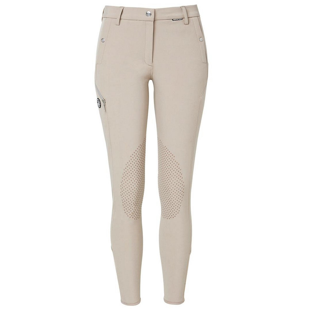 Mountain Horse Pantalón de Equitación Frost Tech con Asiento de Silicona Beige