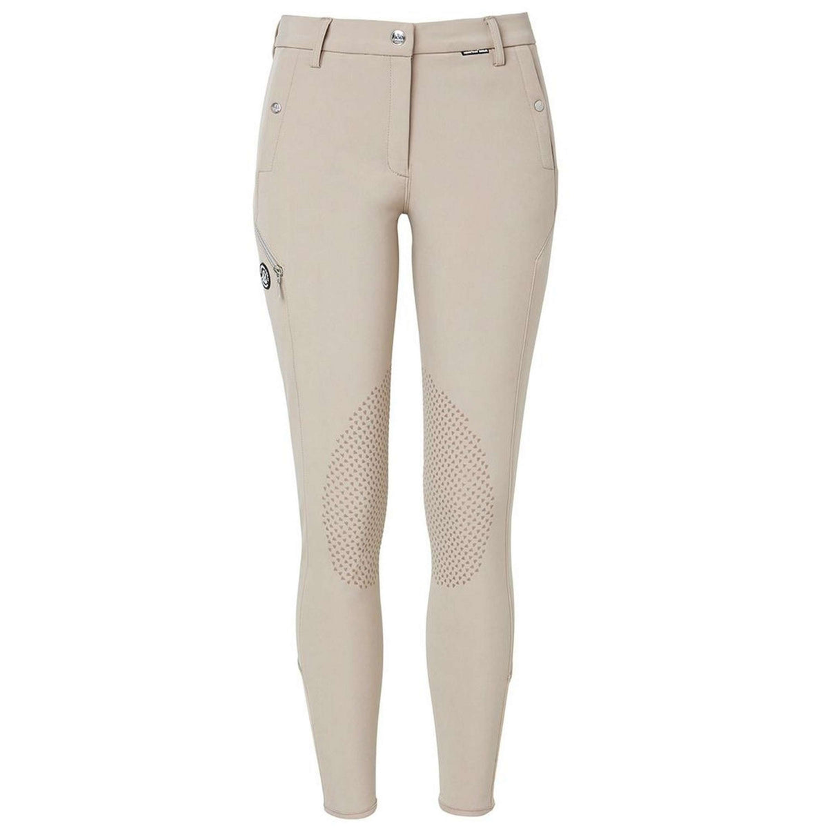 Mountain Horse Pantalón de Equitación Frost Tech con Asiento de Silicona Beige