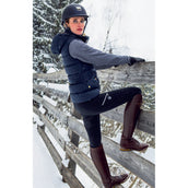 Mountain Horse Pantalón de Equitación Frost Tech con Asiento de Silicona Negro