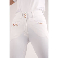Montar Pantalones Molly Rosegold Highwaist FullGrip Blanco