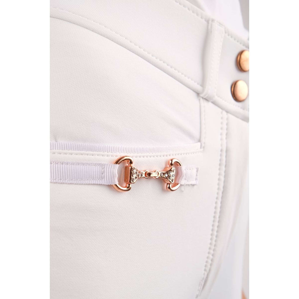Montar Pantalones Molly Rosegold Highwaist FullGrip Blanco