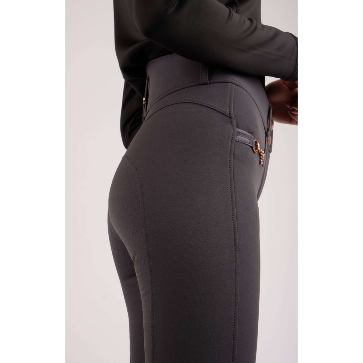 Montar Pantalones Molly Rosegold Highwaist FullGrip Gris
