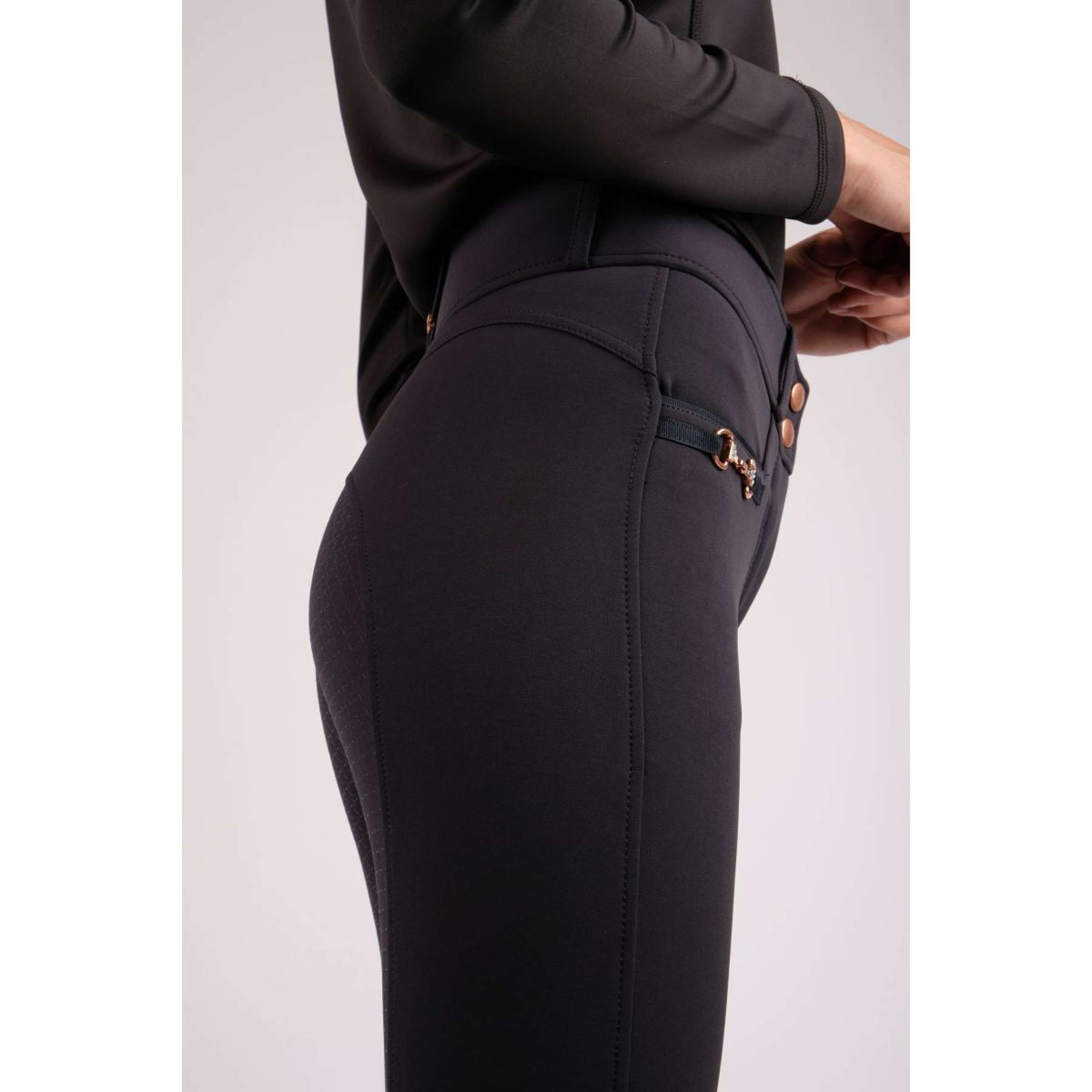 Montar Pantalones Molly Rosegold Highwaist FullGrip Navy