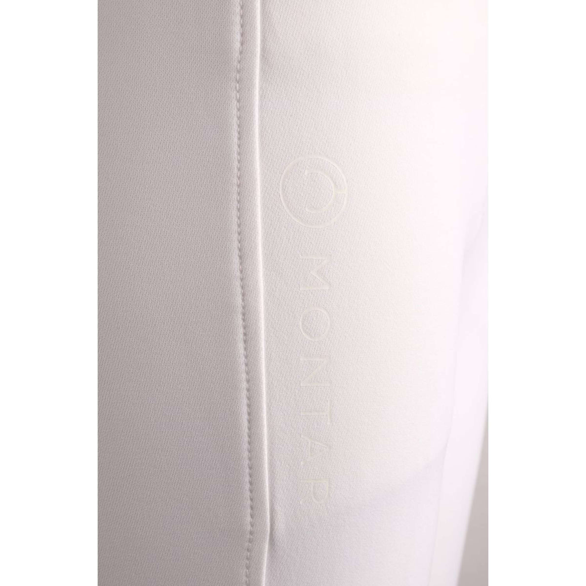 Montar Pantalón de Equitación Highwaist Agarre de Rodilla Blanco