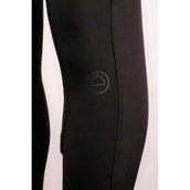 Montar Pantalón de Equitación Highwaist Agarre de Rodilla Negro