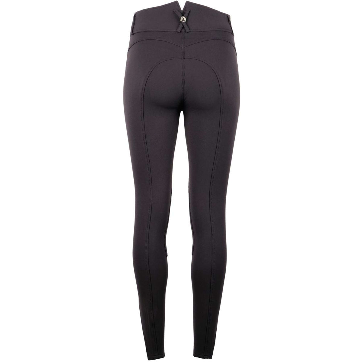 Montar Pantalones Highwaist Agarre de rodilla Navy