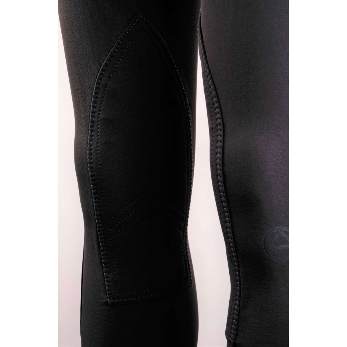 Montar Pantalones Highwaist Agarre de rodilla Navy
