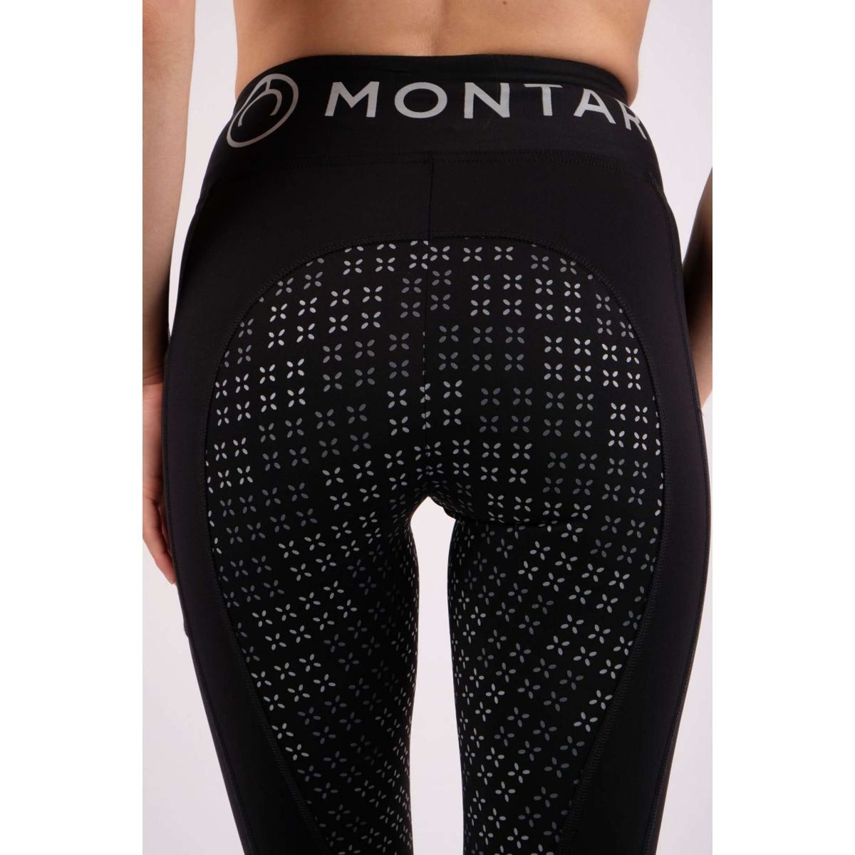 Montar Legging de Equitación Selena Pull On FullGrip Negro