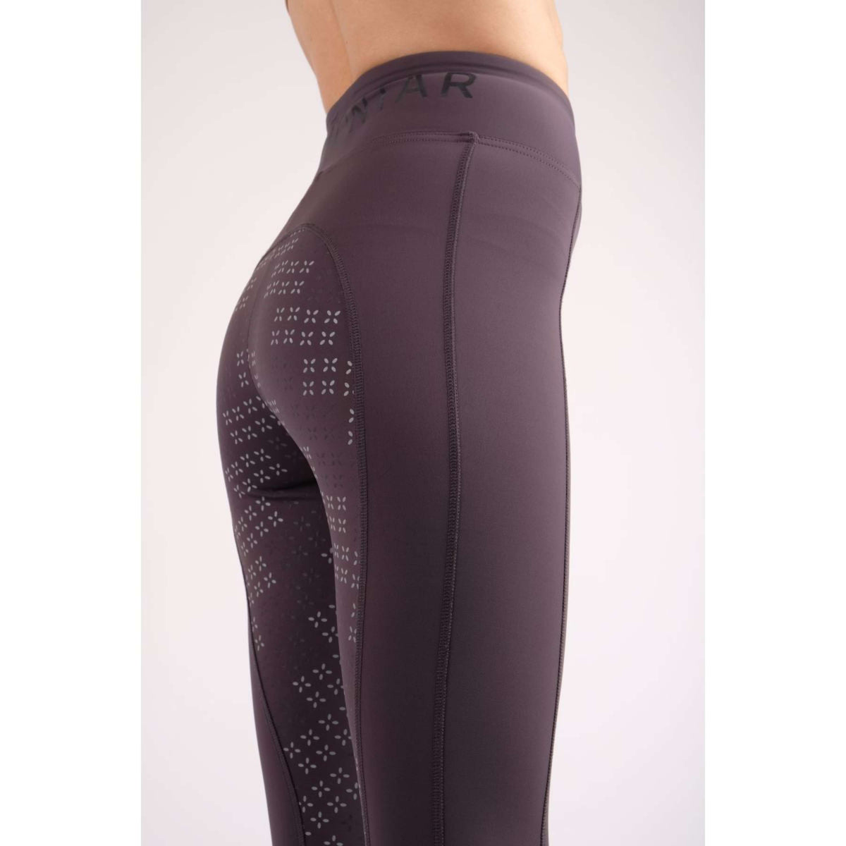 Montar Legging de Equitación Selena Pull On FullGrip Gris