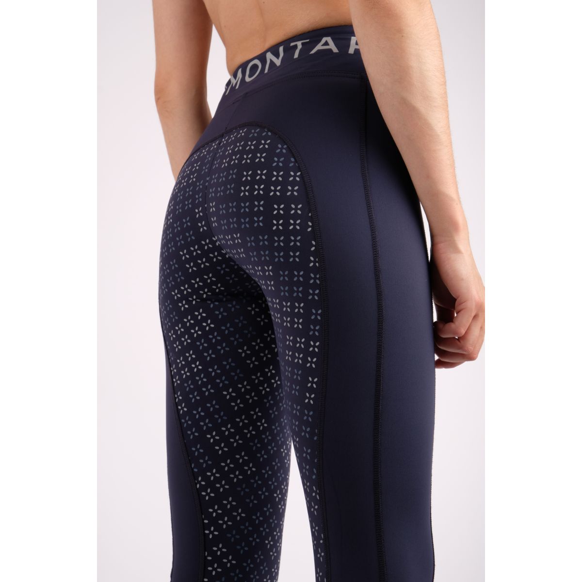 Montar Legging de Equitación Selena Pull On Junior FullGrip Navy