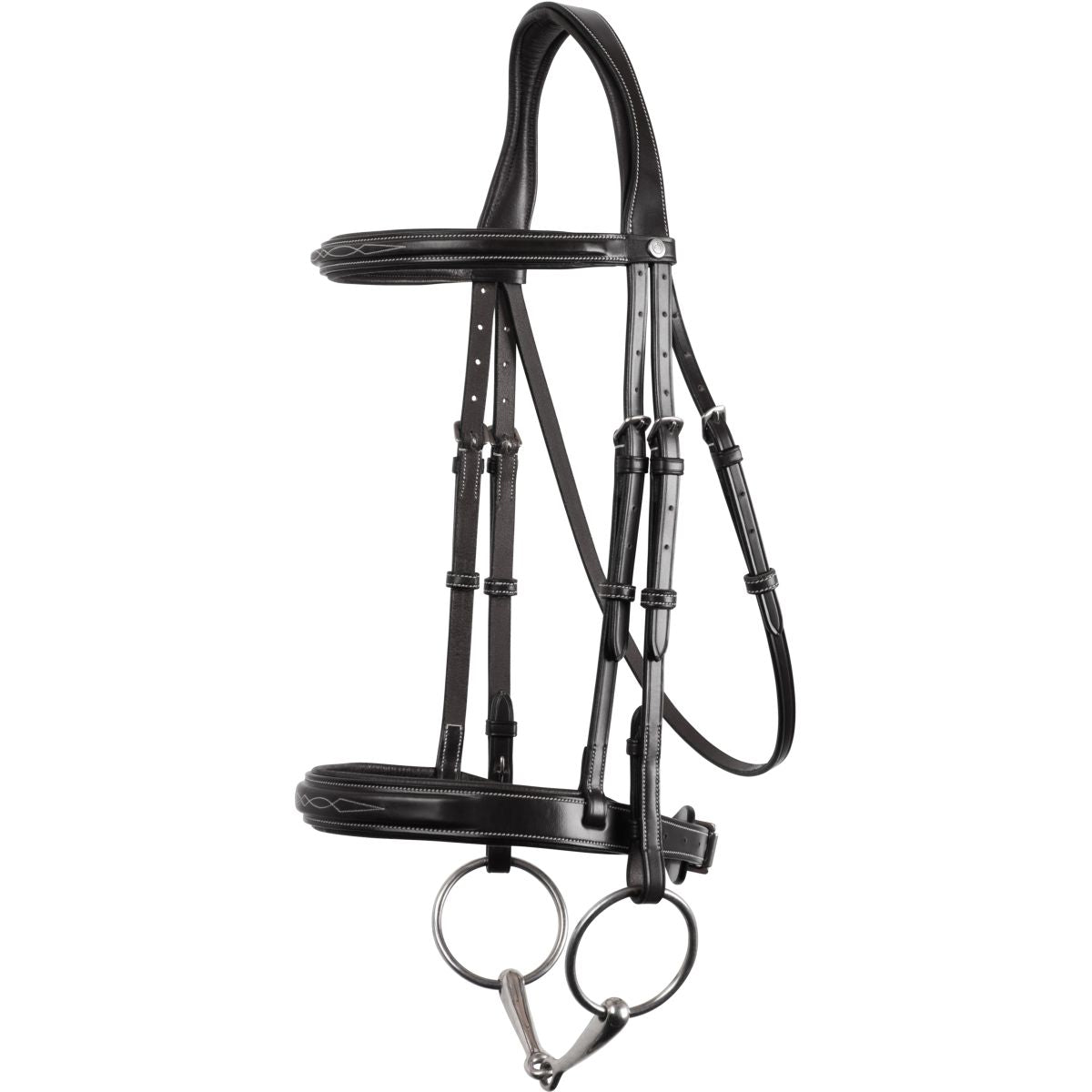 Montar Brida Cuero Ecológico Hunter Negro