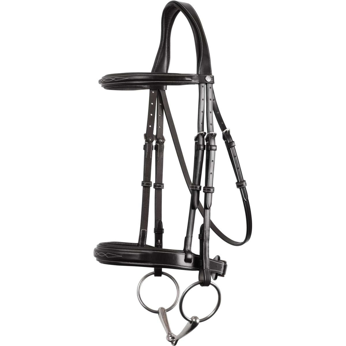 Montar Brida Cuero Ecológico Hunter Negro