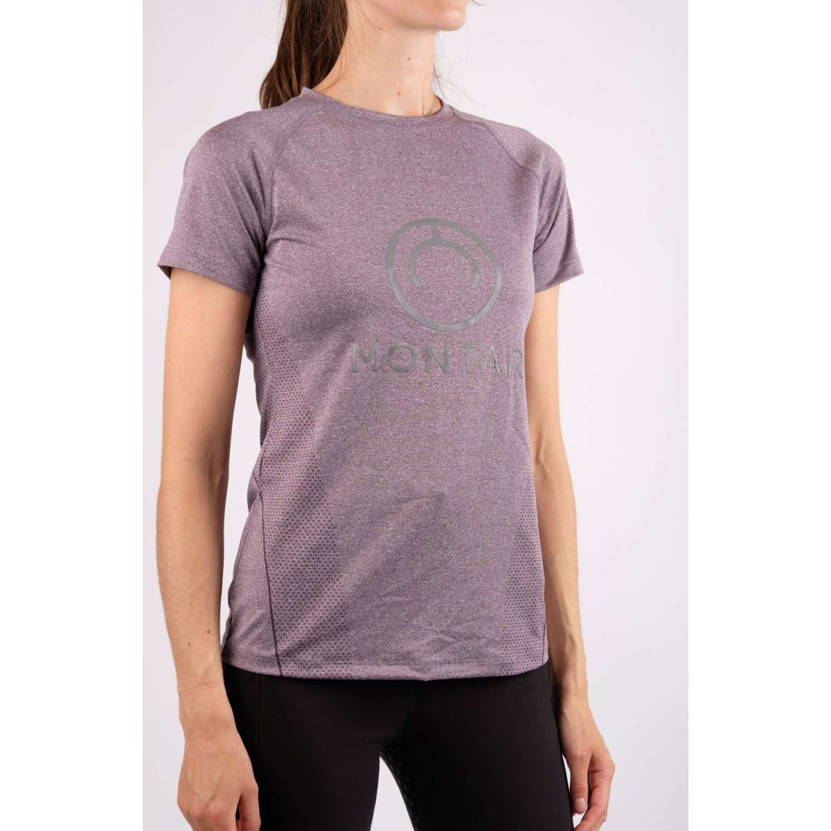 Montar Shirt Aspen Mangas Cortas Ciruela