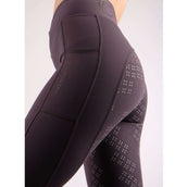 Montar Legging de Equitación Selena Pull On FullGrip Gris