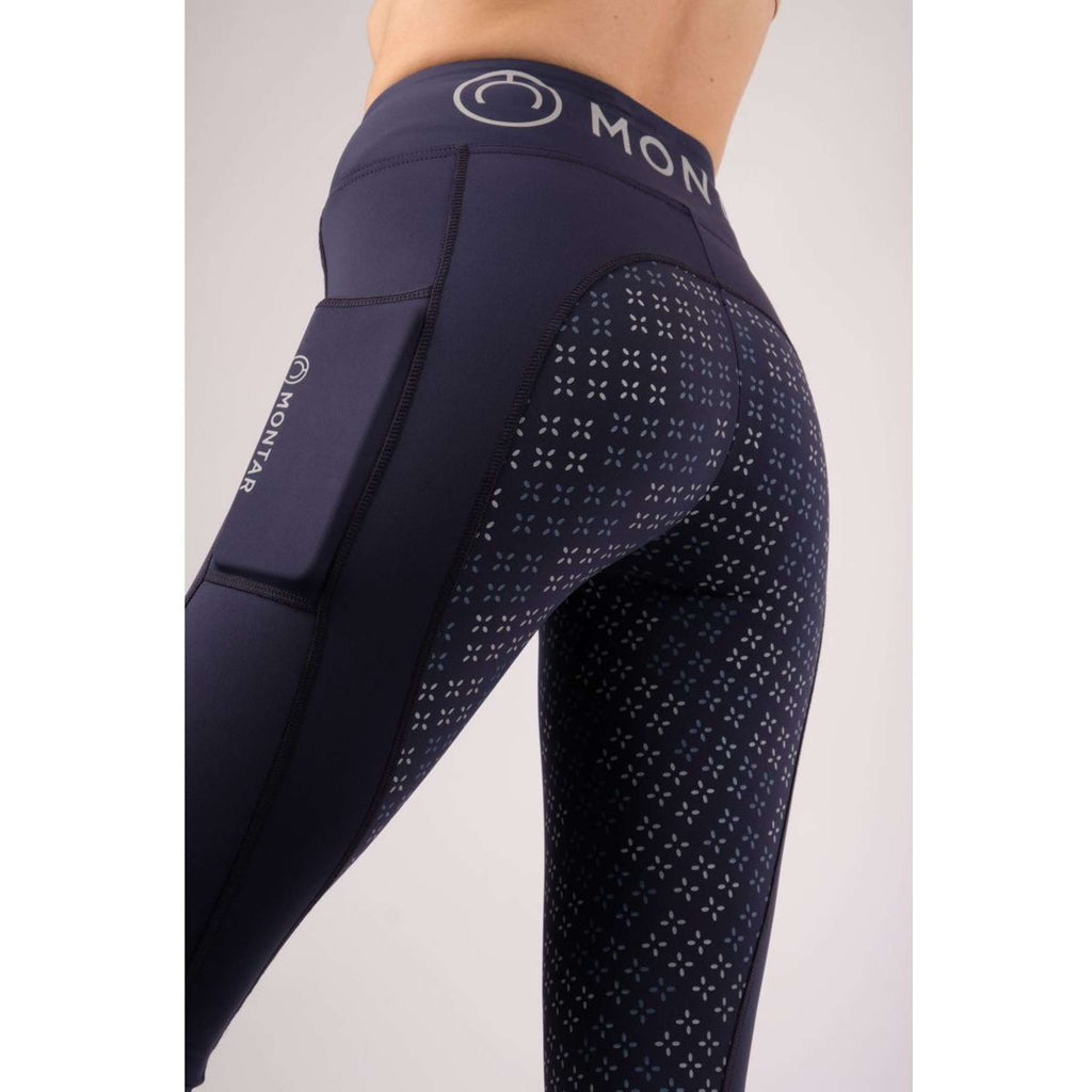 Montar Legging de Equitación Selena Pull On FullGrip Navy