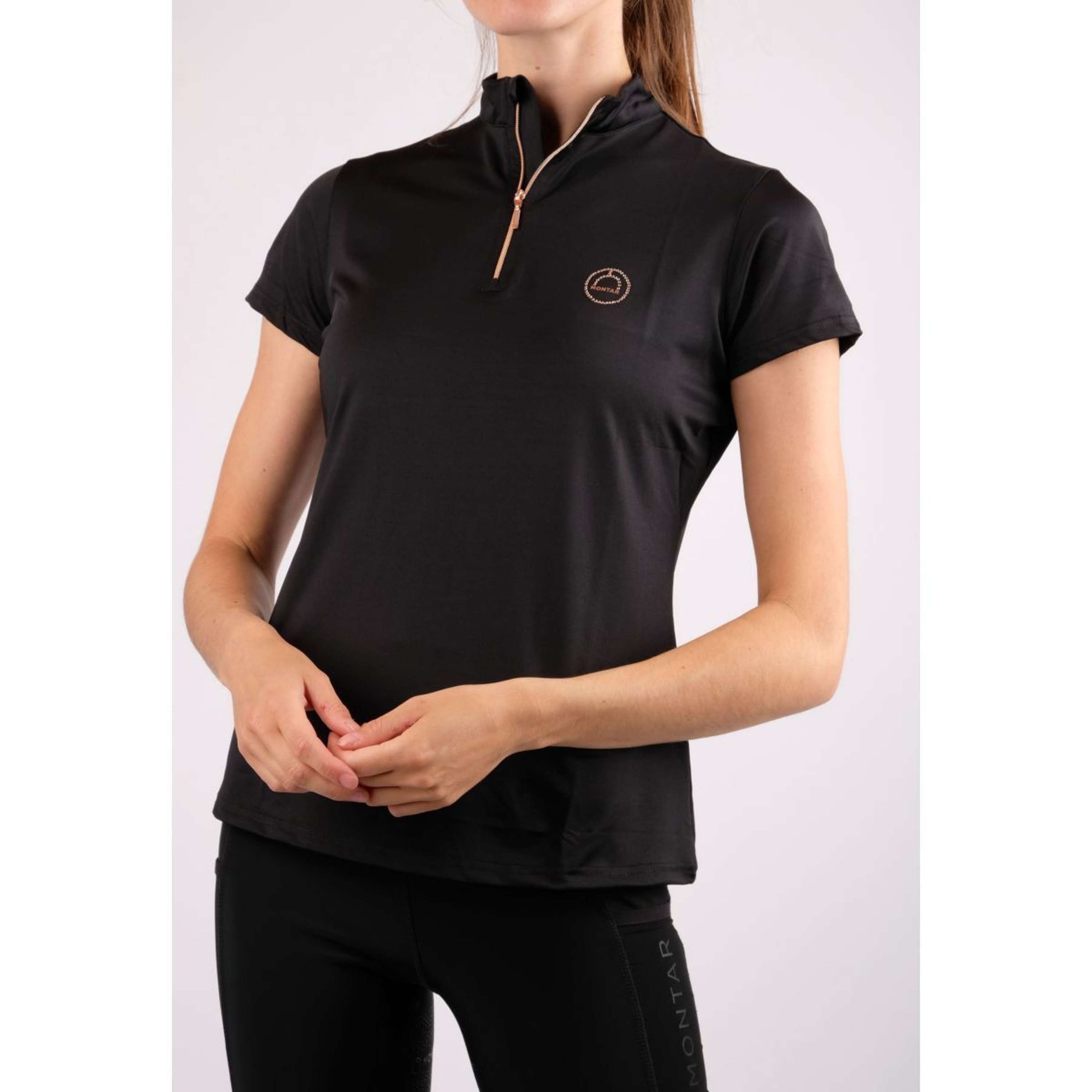 Montar Poloshirt Everly Rosegold Junior Negro