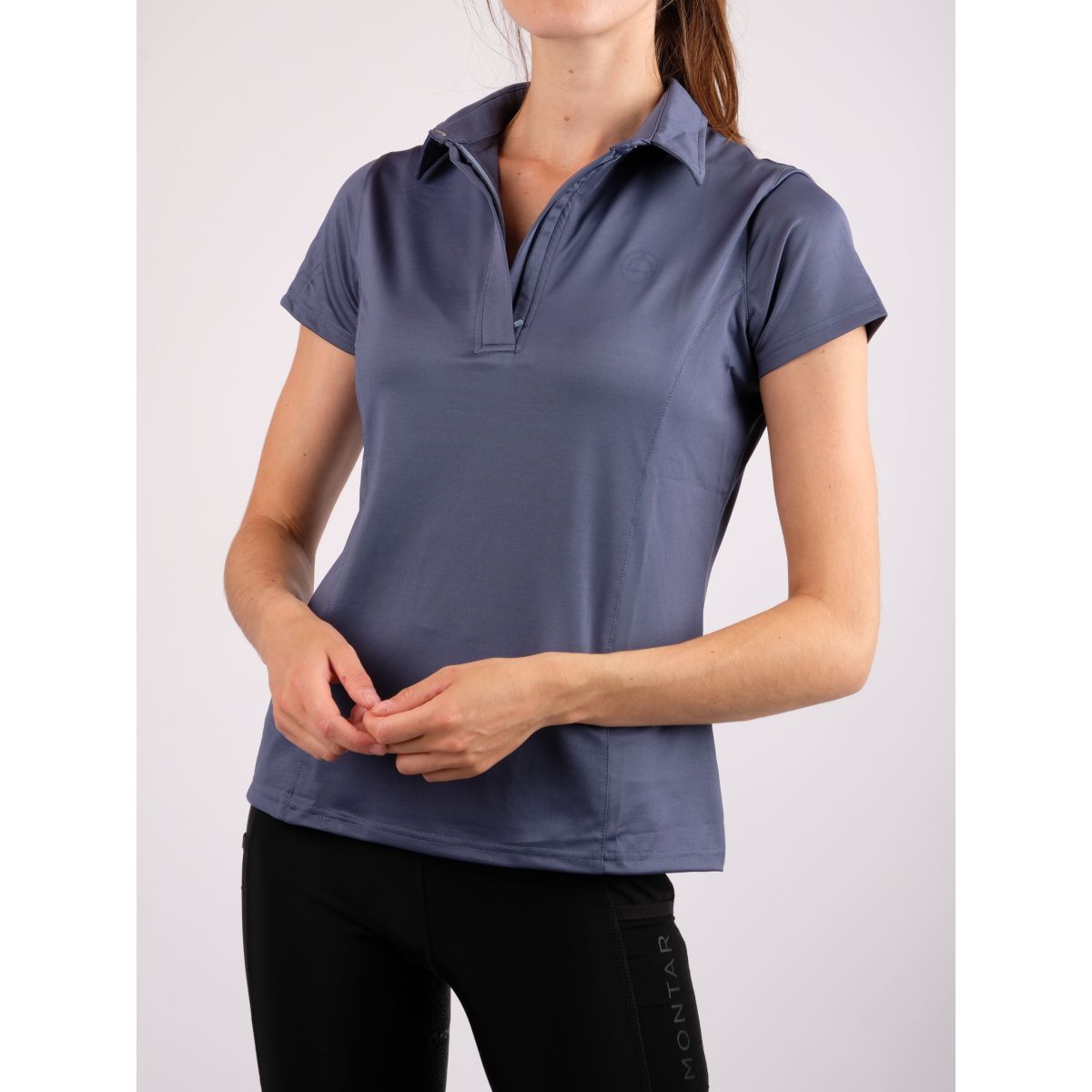 Montar Shirt Rebecca Mangas Cortas Azul Oceano