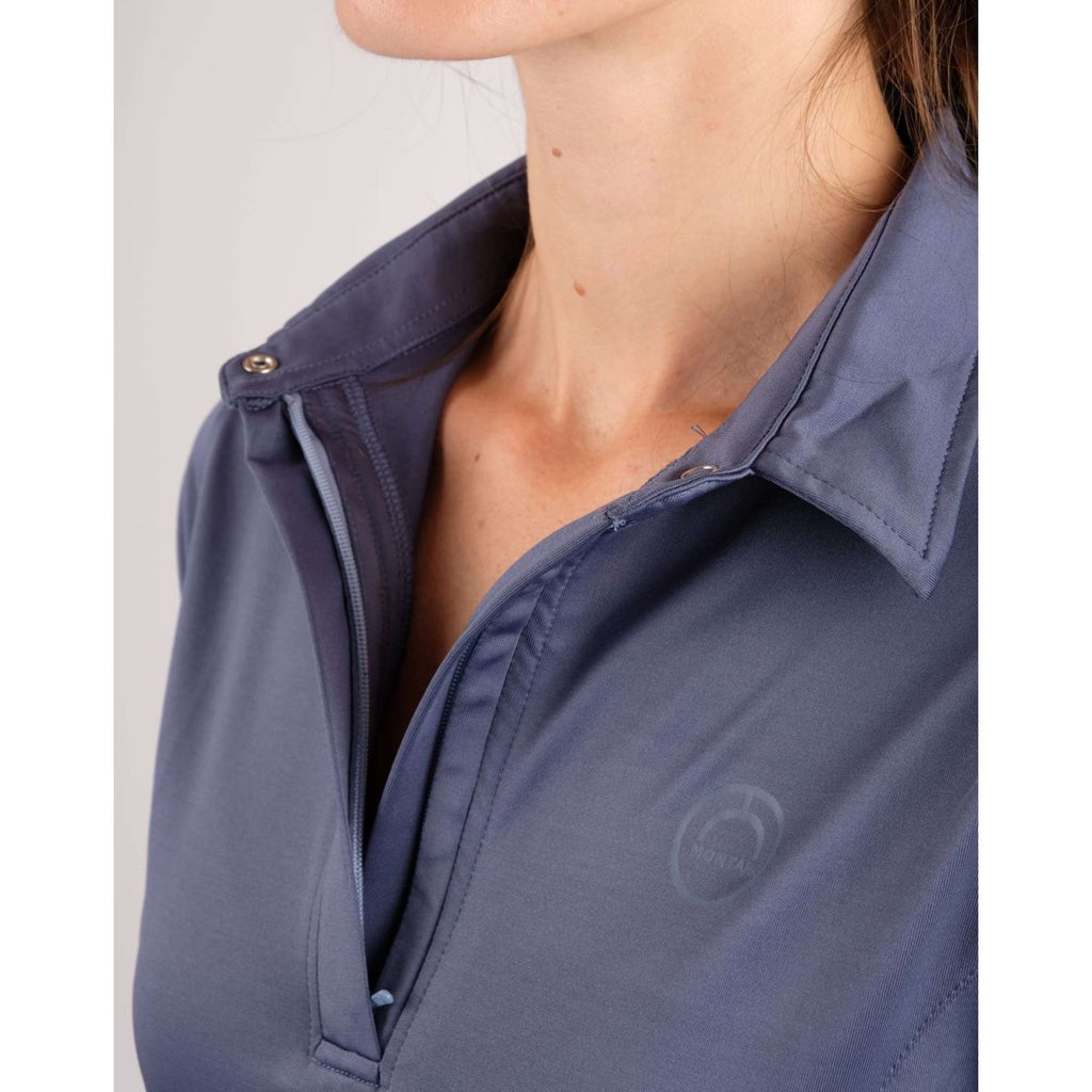 Montar Camiseta Rebecca Mangas Cortas Azul Oceano