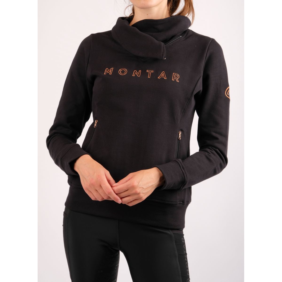 Montar Sweater Simone Rosegold Junior Negro