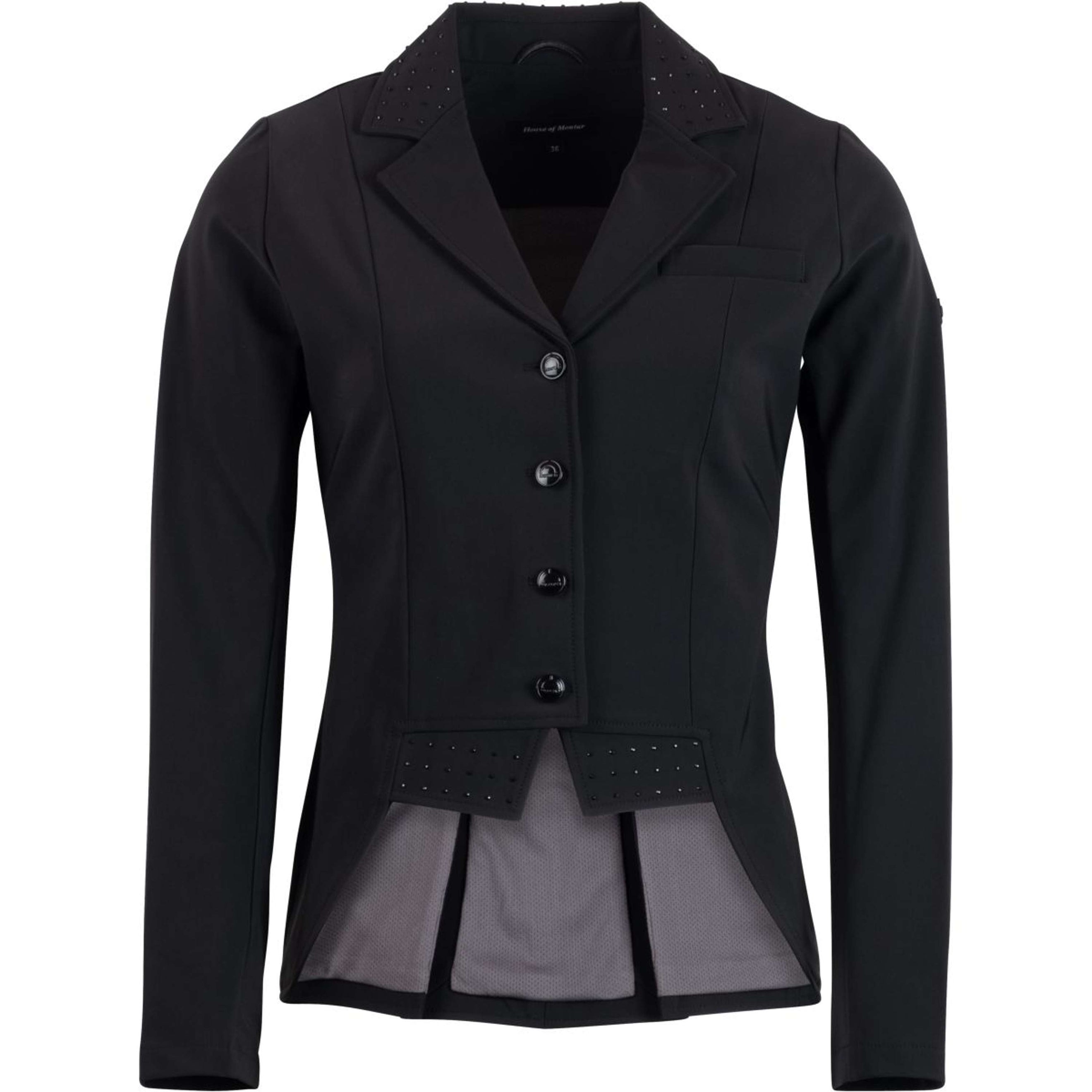 Montar Chaqueta de Competición Doma Corta Negro