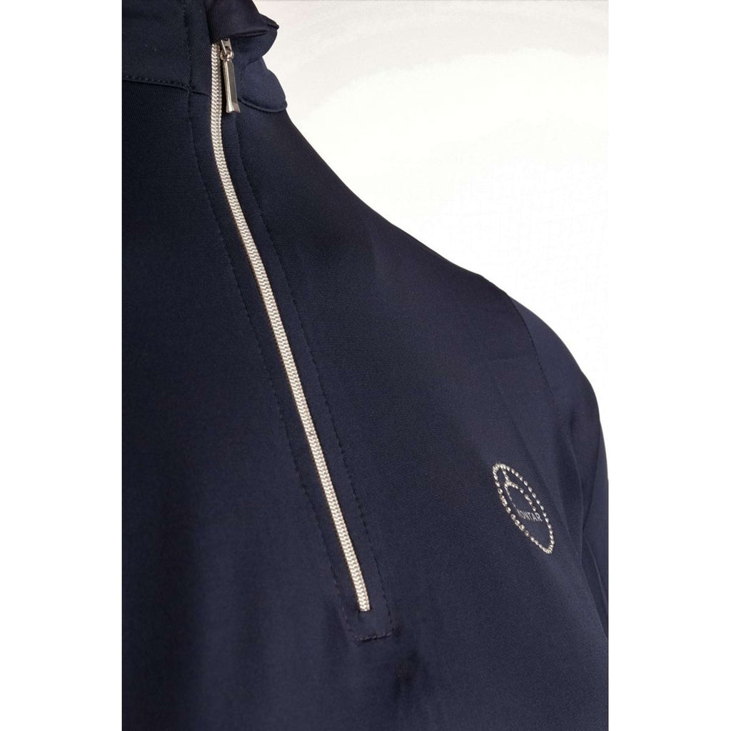 Montar Polo Everly Crystal Logo Mangas Largas Navy