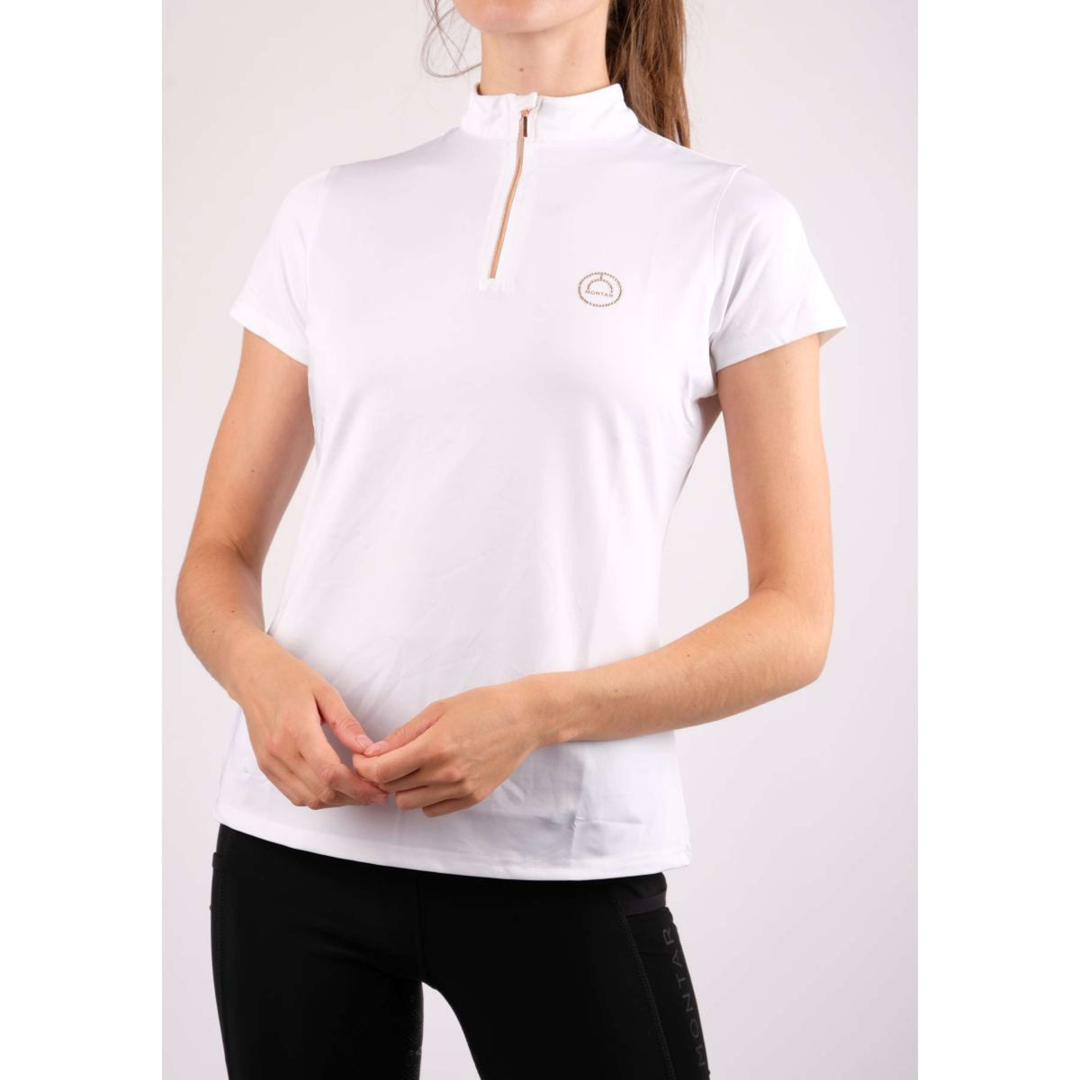 Montar Poloshirt Everly Rosegold Junior Blanco