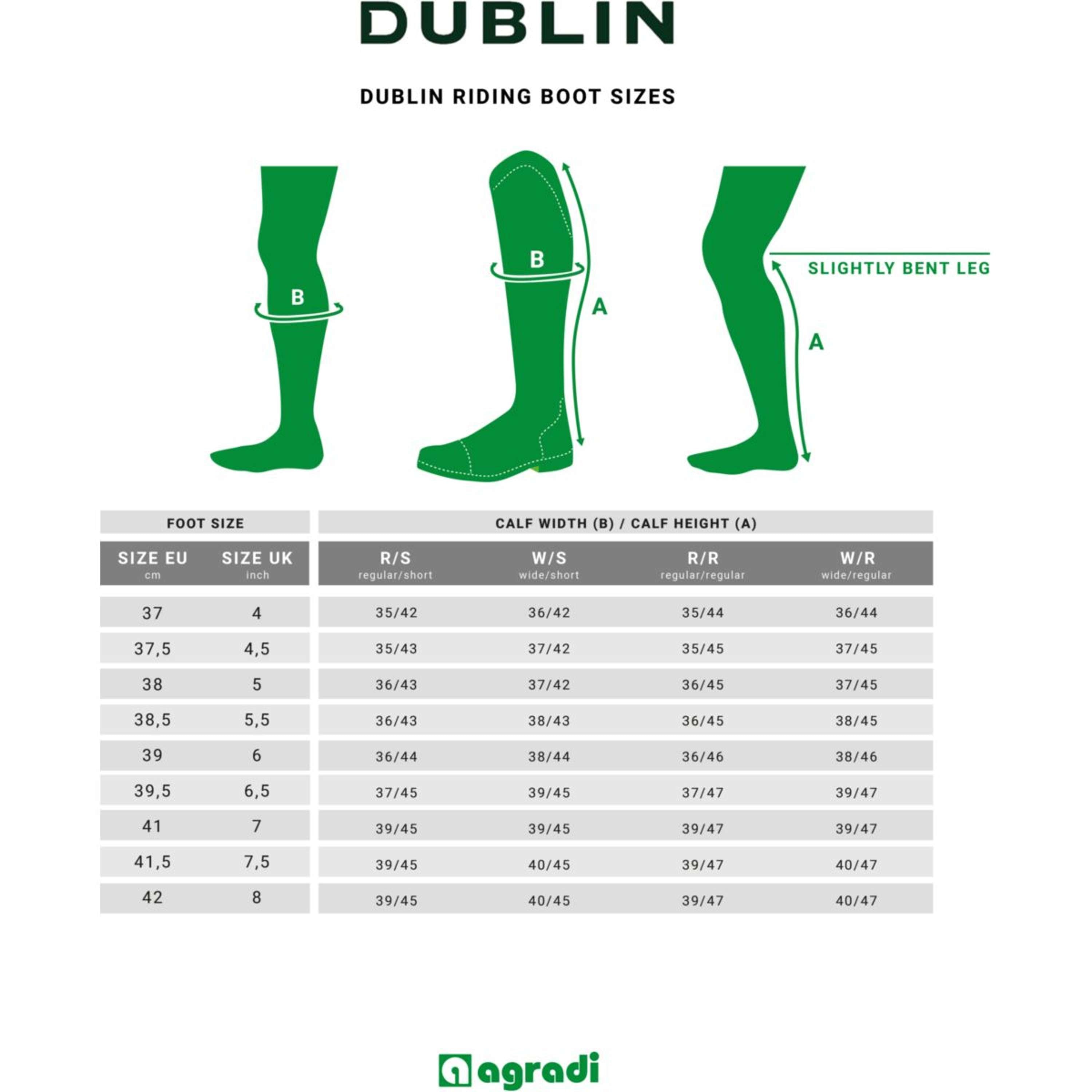 Dublin Botas de Equitación Galtymore Tall Dress Negro