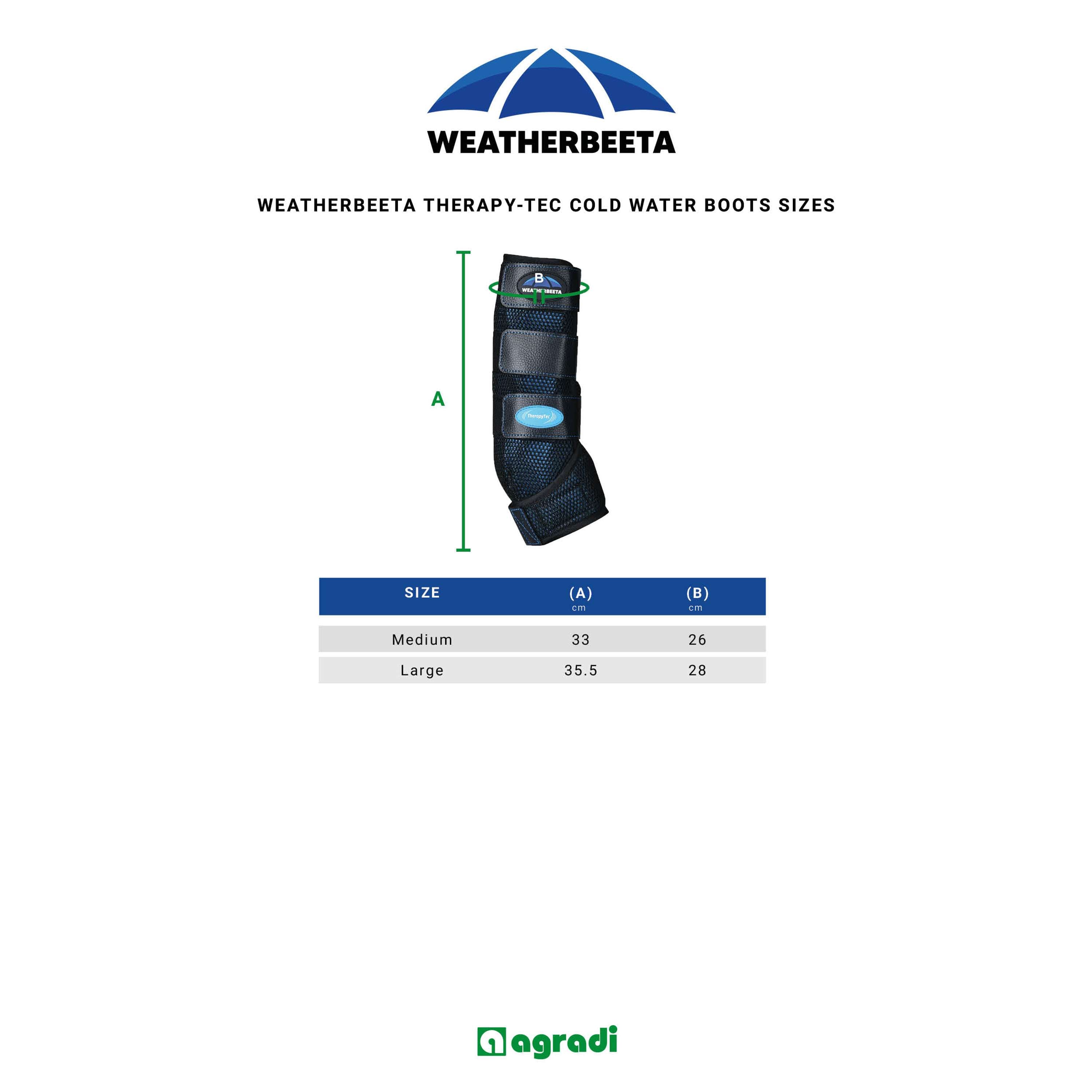 WeatherBeeta Ice Boots Therapy-Tec Cold Water Negro/Azul