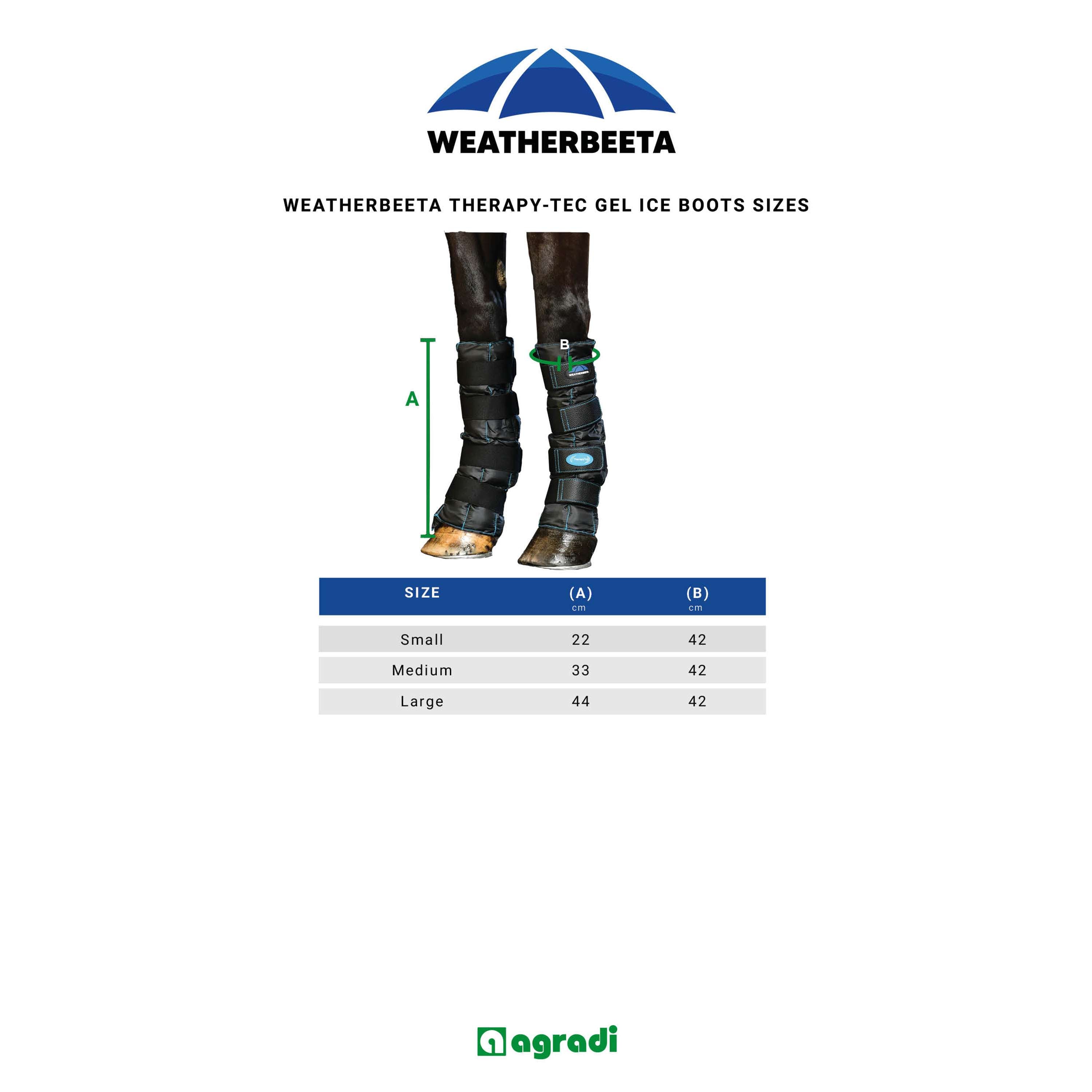 WeatherBeeta Ice Boots Therapy-Tec II Gel Negro