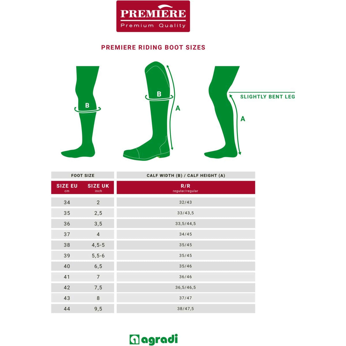 Premiere Botas de Equitación Chesta Cremallera Trasera de Cuero Sintético Negro