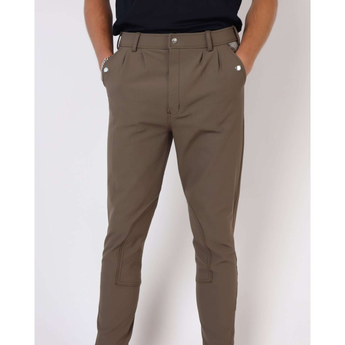 Montar Pantalón de Equitación ESS Gary Knee Grip Heren Mud